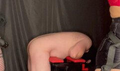 Domina Ava Savage & Miss Cèline Spit Roast their slave