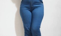 Peeing in my blue jeans