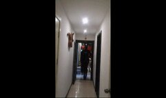 LATEX05_Ponygirl not only needs pony steps, but also bumpy under the puppet, reward is a climax