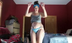 My Jello blue satin pov3