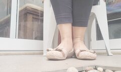 My very worn pink sneakers