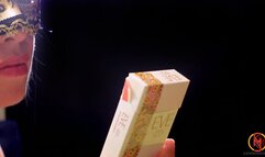 Eve 120s and red lips closeup