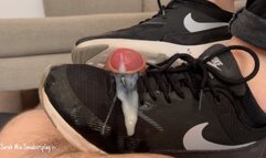 Shoejob - Blow your load over my Nike Thea Sneakers - 4K
