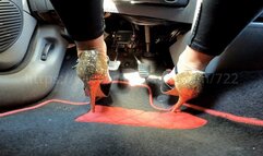 Laetitia first time driving for us - Floor POV - Part 1