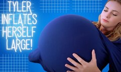 Tyler Inflates Herself LARGE! - 4K