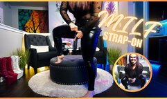 MILF PUTTING STRAP-ON ON TO PUT YOU IN YOUR PLACE