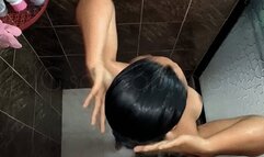 I was taking a bath and my stepdad went into the bathroom and fucked me