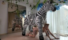 Looner - 060 - Zebra Masturbation Fun