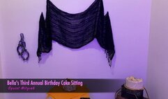 Third Annual Birthday Cake Sitting with Ass to Mouth