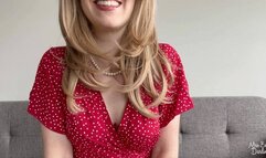 GFE Shy Housewife Teases and Flashes and Breast Bouncing