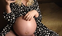 Pregnant belly (Full HD 1920 1080)