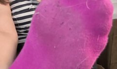 Steal My Shoes? You'll Regret That - Goddess Alya is not happy with you for stealing all her shoes so she teaches you a lesson you won't forget in this sexy foot domination clip featuring dirty feet, sock smelling, sole licking, and more