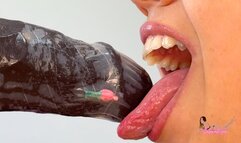 Tiny Cuck Trapped In Condom Full Of Alpha Cum: Giantess 4K