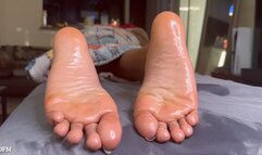 "Big Za Purple Toes n Oily Soles"