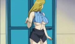 Horny man plays with beautiful big tits