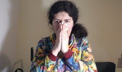 Longer time allergic nose blowing