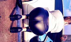 Sandra Jayde 28-04-23 Queen of big ass in tight legging with condom on my feet