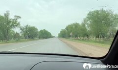 Beautiful babe gets fucked in my car