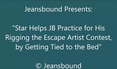 Star Gets Bound to Practice Her Escape Routine - SD
