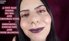 A TINY MAN INSIDE MY BIG AND CROOKED NOSE - SHRINKING, ENDOSCOPE AND NOSE BLOWING