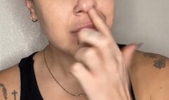 Picking my nose and farmers blows