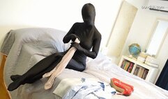 ZENTAI SECRETARY HOGTIED WITH HEMPROPES