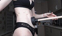 My plunger is sucking in my stomach! MP4