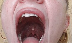 Sleepy Blonde Yawns! MP4