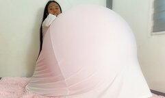 Sexy Camylle Stufss Her Belly With 3 Of Your HUGE Balloons Pumping To Pop Each One