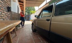 The old Fiat Karlotta stalls a lot when driving