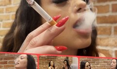 Smoking fetish domina