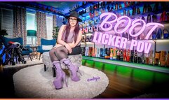 BOOTLICKER LOVES THE DIRT ON MY BOOTS