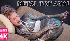 Anal Masturbation with my Steel Dildo