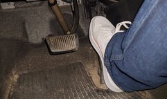 Light revving in puma sneakers