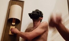 Pegging Queen- Taking his anal virginity on the stairs