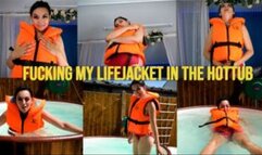 Fucking My Lifejacket In The Hottub