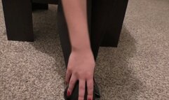 Amateur Teen Handjob in Pantyhose Foot Fetish, Spanking Big Ass