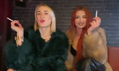 Smoking and Eating Cigarette Ash Fetish with Dark Fairy