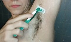 Longest Armpit Hair Shaving to Date 3-5-2024