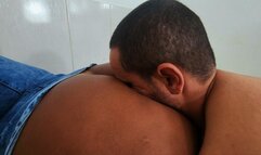 BBW Farting sexy big girl ebony, part 3, by BBW Isadora and slave Covared, (cam by Manu) FULL HD