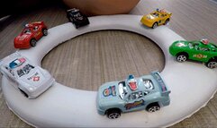 Dirty Game with Toy Cars