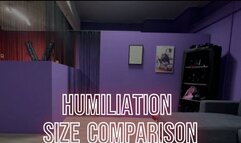 Mistress Magda - humiliation size comparison HD