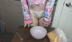 Pee in Cereal Bowl and Feeding it to You
