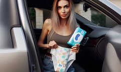 Wet Pullups in the Car - Diaper Change at the Cottage