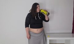 Burping and belly fetish