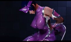 Overwatch Kiriko gets impaled by huge monster dick