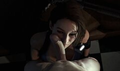 Umbrella soldier pov blowjob from Jill Valentine