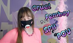 4k | Cruel femboy sph pov!