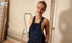 Fucked a worker for not coping with the work on time, finished on the face