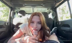 Nataliexking Fucking In Car Sex Tape Porn Video Leaked